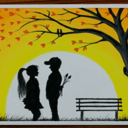 Детская дружба - рисунок Детская дружба — рисунок