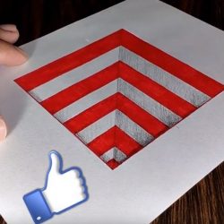 Как нарисовать 3д яму, отверстие Как нарисовать 3д яму, отверстие