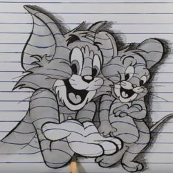 Как нарисовать Том и Джерри