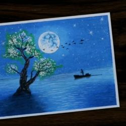 Лунное дерево - рисунок Лунное дерево — рисунок