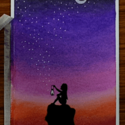 Ночные мечты - рисунок Ночные мечты — рисунок