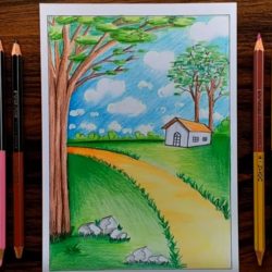 Природа домик - рисунок Природа домик — рисунок