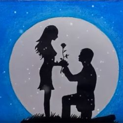 Признание в любви - рисунок Признание в любви — рисунок