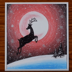 Рисунок - зимний пейзаж Рисунок — зимний пейзаж