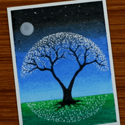 Волшебное дерево — рисунок
