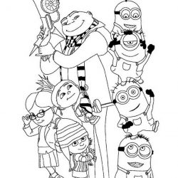 Гадкий я - раскраски Гадкий я — раскраски