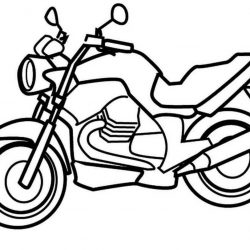 Мотоциклы - раскраски