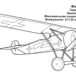 Самолеты - раскраски