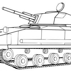 Танки - раскраски