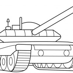 Танки - раскраски