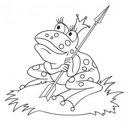 Царевна-лягушка раскраски