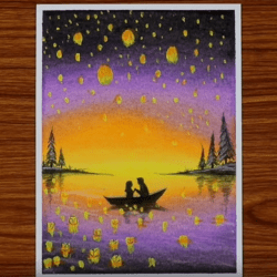 Рисунок - катание на лодке Рисунок - катание на лодке