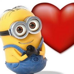 Валентинка с миньонами - как нарисовать Валентинка с миньонами - как нарисовать