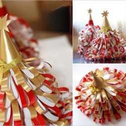 Ёлочка из цветной бумаги Ёлочка из цветной бумаги