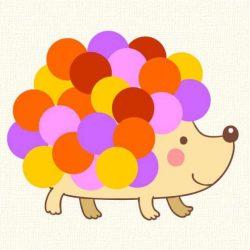 Делаем аппликацию из кружочков Делаем аппликацию из кружочков