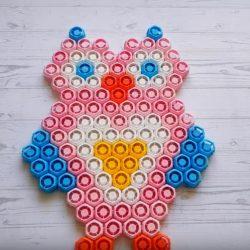 Как сделать сову из крышек - видеоурок Как сделать сову из крышек - видеоурок