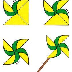 Делаем аппликацию - вертушка Делаем аппликацию — вертушка