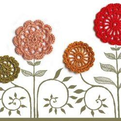 Мастер класс - цветы крючком. Вяжем вместе с детками Мастер класс - цветы крючком. Вяжем вместе с детками