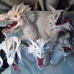 Идеи поделок - сказочные монстры в технике папье-маше Идеи поделок — сказочные монстры в технике папье-маше