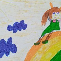 Рисунок - Я на радуге Рисунок - Я на радуге