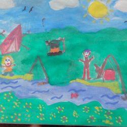 Рисунок Лучший отдых - рыбалка Рисунок Лучший отдых - рыбалка