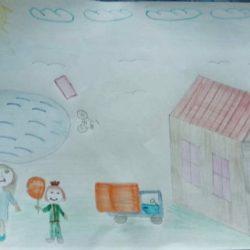 Рисунок - Моя дружная семья Рисунок - Моя дружная семья