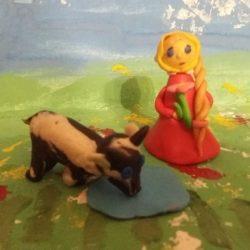 Поделка - На лугу Поделка — На лугу