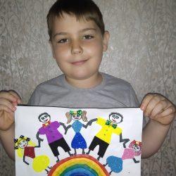 Радужное настроение - рисунок Радужное настроение — рисунок