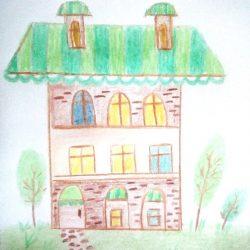 Рисунок - торговый центр Рисунок — торговый центр