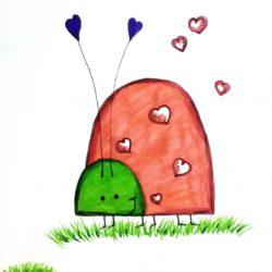 Веселая божья коровка Веселая божья коровка