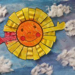 Поделка - Веселое солнышко Поделка — Веселое солнышко