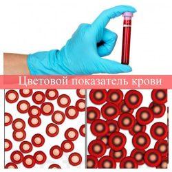 Цветовой показатель крови Цветовой показатель крови