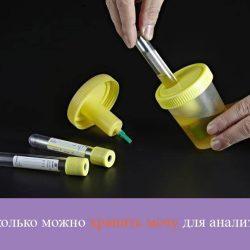 Сколько можно хранить мочу для анализа Сколько можно хранить мочу для анализа